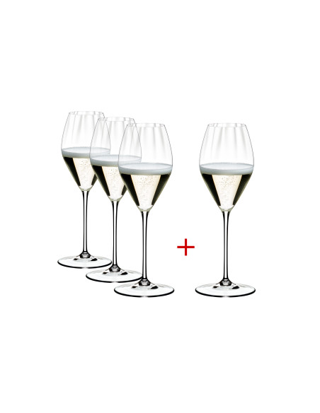 Riedel Performance Champagne Glass 3tk + 1tk